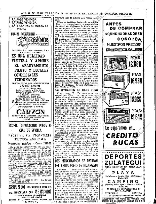 ABC SEVILLA 14-07-1967 página 22