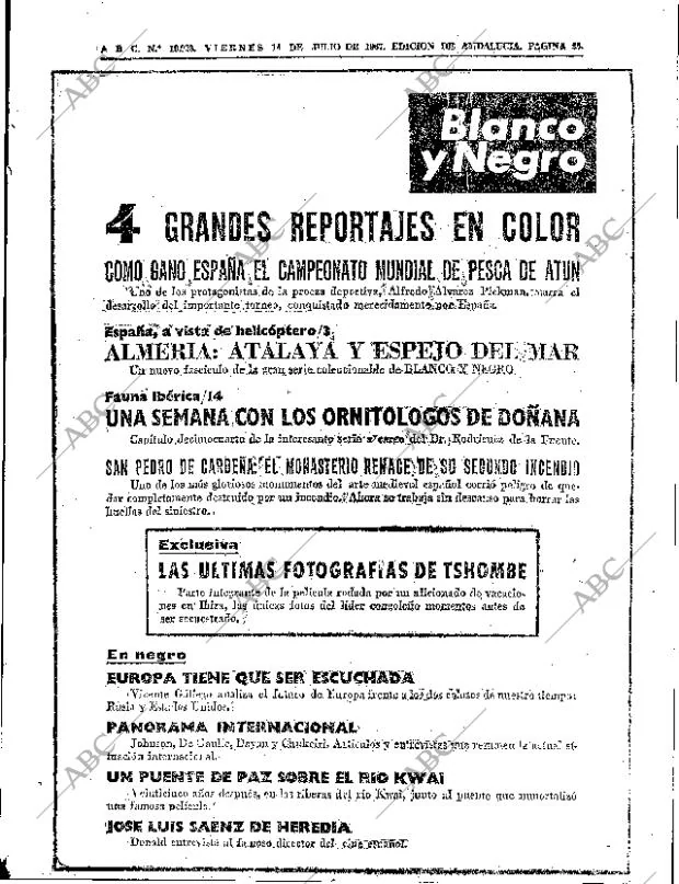 ABC SEVILLA 14-07-1967 página 25