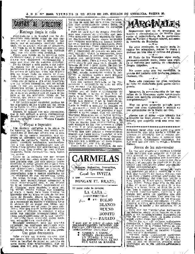 ABC SEVILLA 14-07-1967 página 39