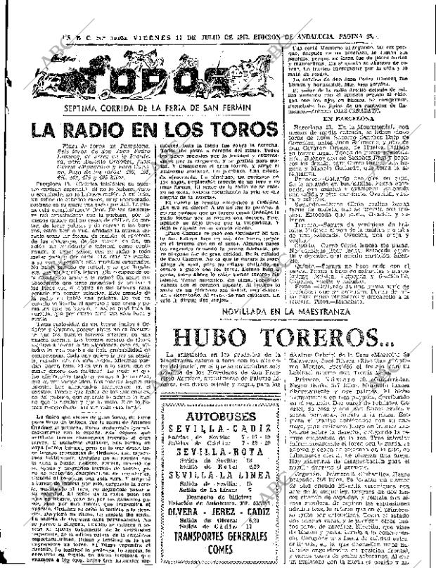 ABC SEVILLA 14-07-1967 página 45