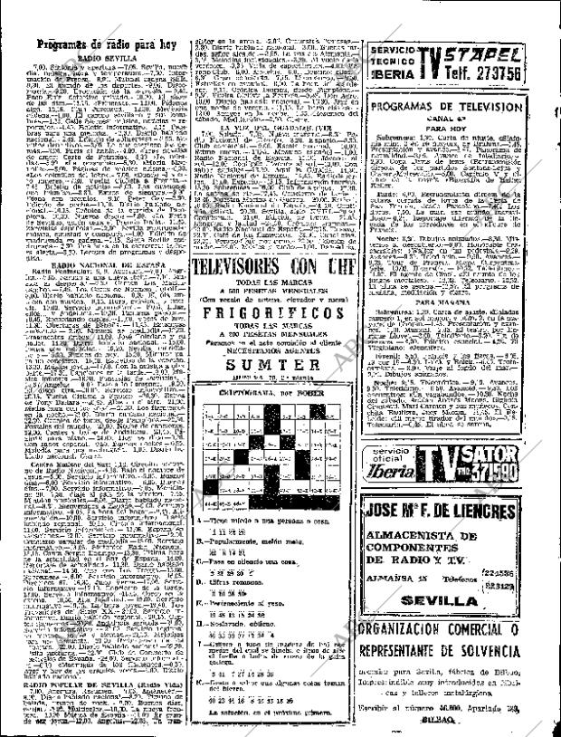 ABC SEVILLA 14-07-1967 página 62