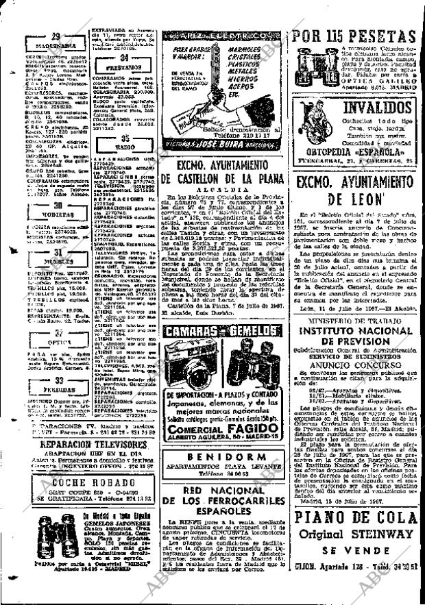 ABC MADRID 15-07-1967 página 100