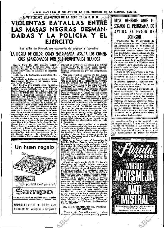 ABC MADRID 15-07-1967 página 35