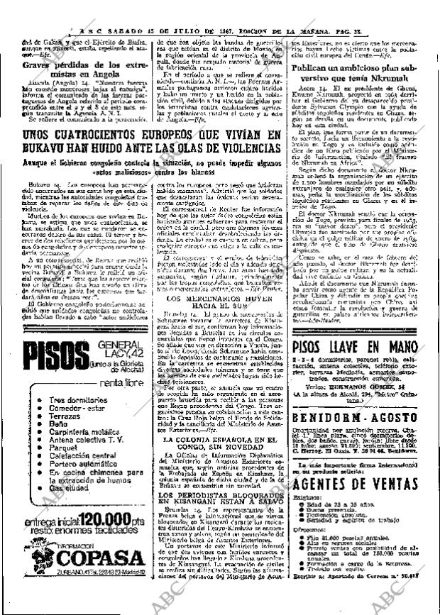 ABC MADRID 15-07-1967 página 38