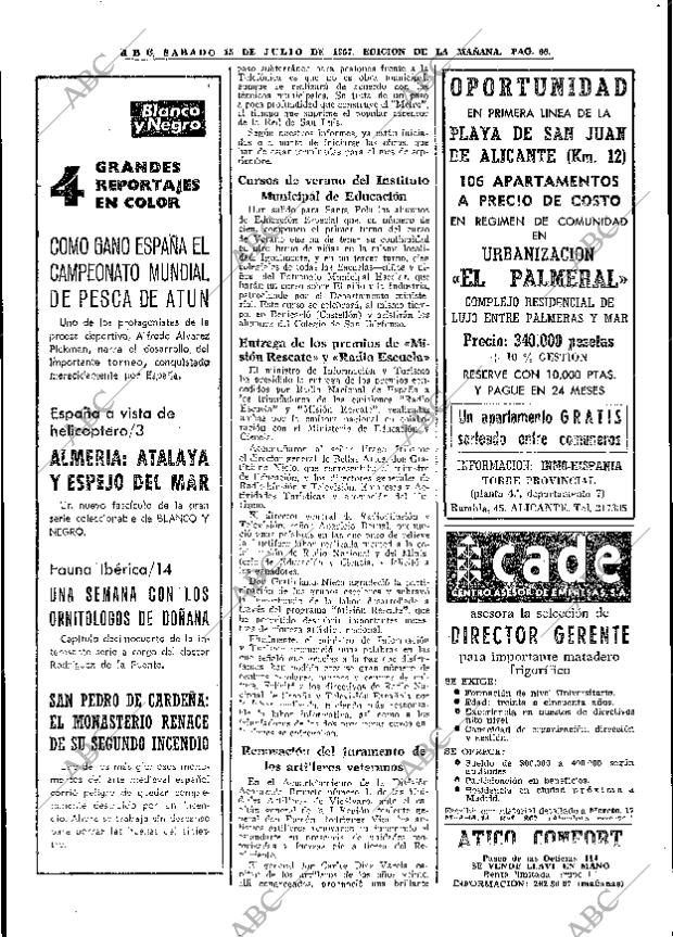 ABC MADRID 15-07-1967 página 66