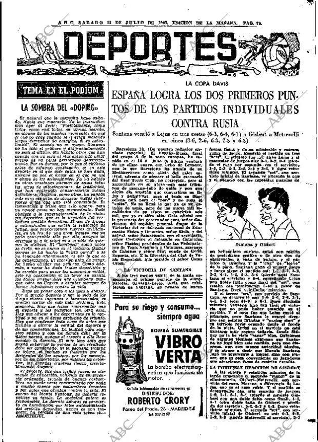 ABC MADRID 15-07-1967 página 79