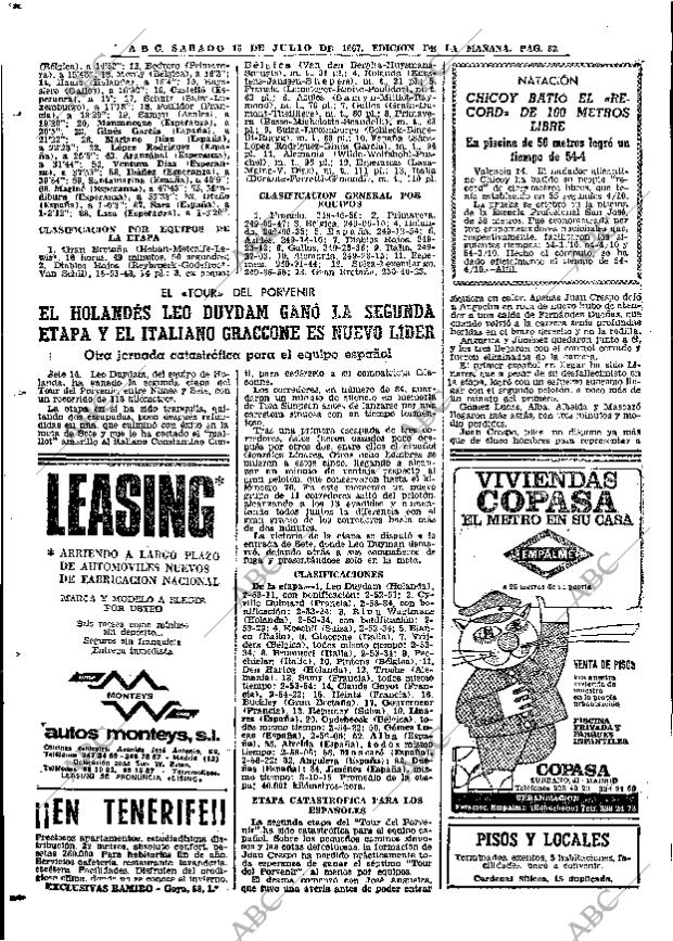 ABC MADRID 15-07-1967 página 82