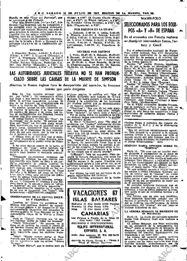 ABC MADRID 15-07-1967 página 83