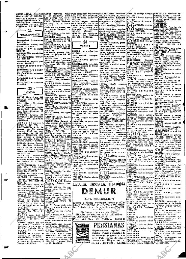 ABC MADRID 15-07-1967 página 98