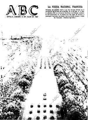 ABC SEVILLA 15-07-1967 página 1