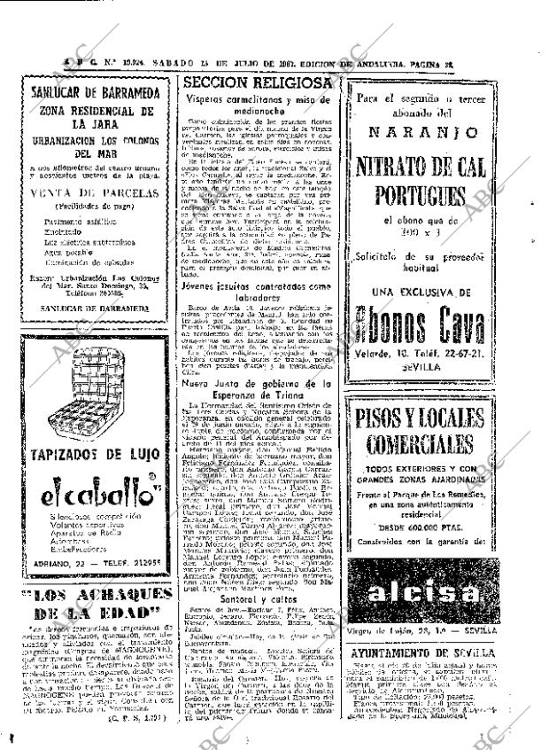 ABC SEVILLA 15-07-1967 página 32