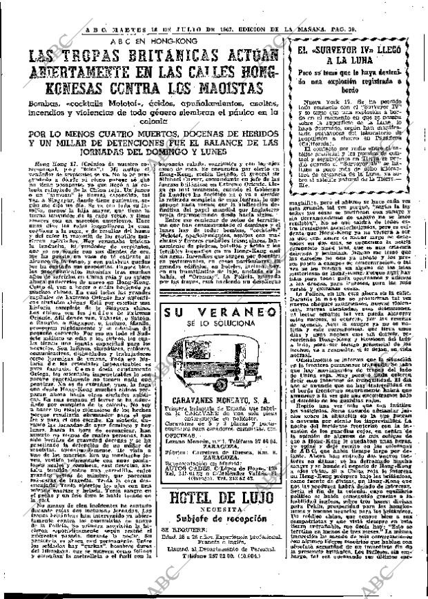 ABC MADRID 18-07-1967 página 39