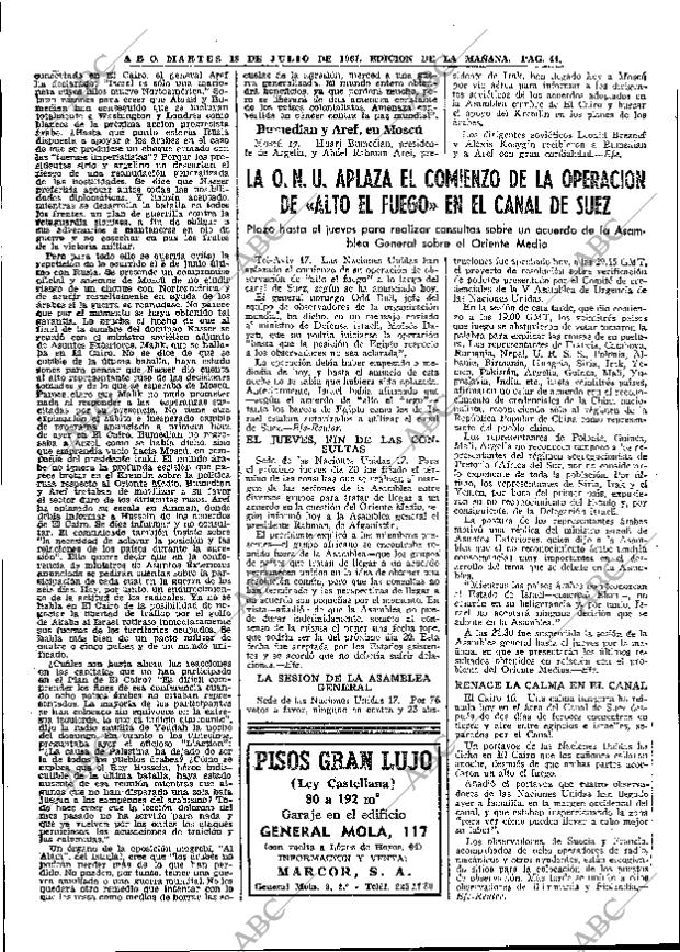 ABC MADRID 18-07-1967 página 44