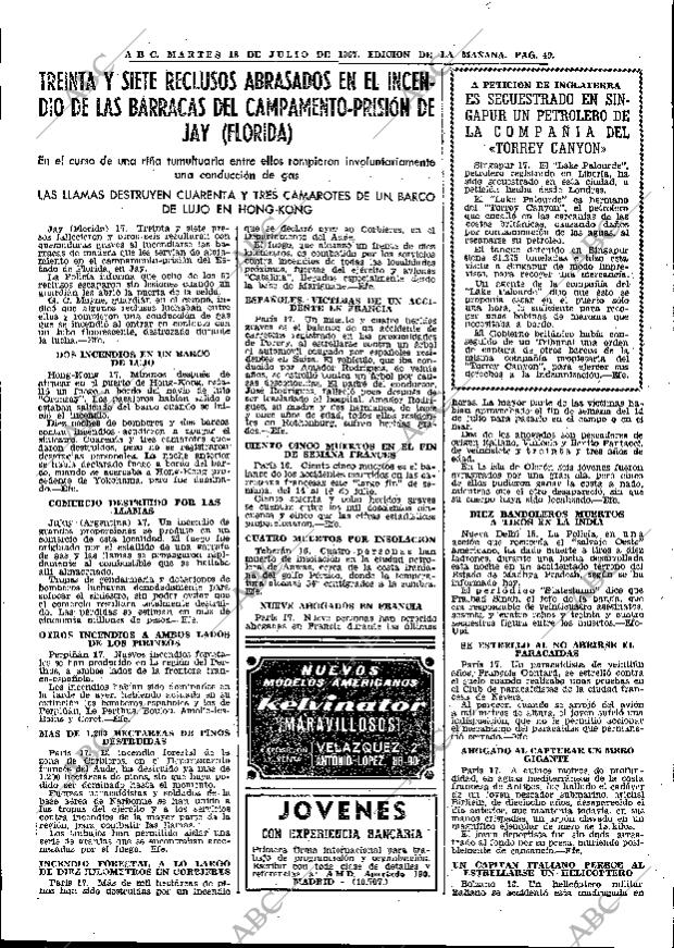 ABC MADRID 18-07-1967 página 49