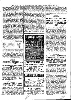 ABC MADRID 18-07-1967 página 70