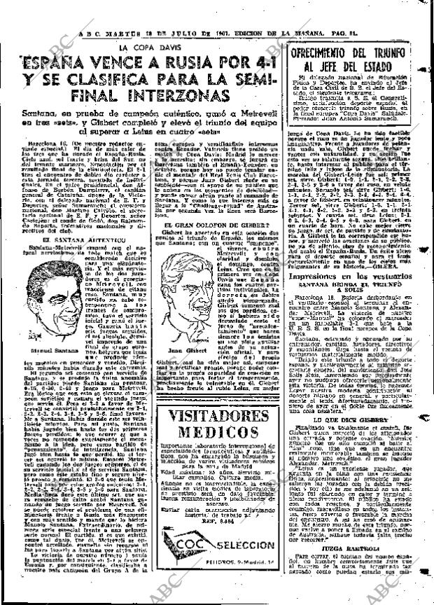 ABC MADRID 18-07-1967 página 81