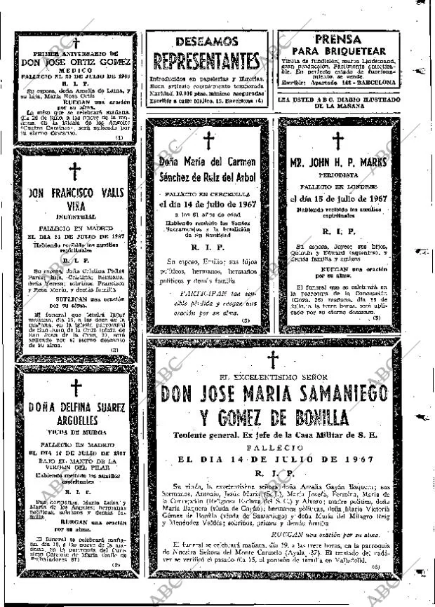 ABC MADRID 18-07-1967 página 99