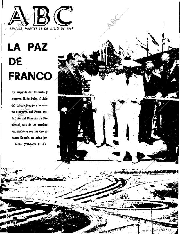 ABC SEVILLA 18-07-1967 página 1