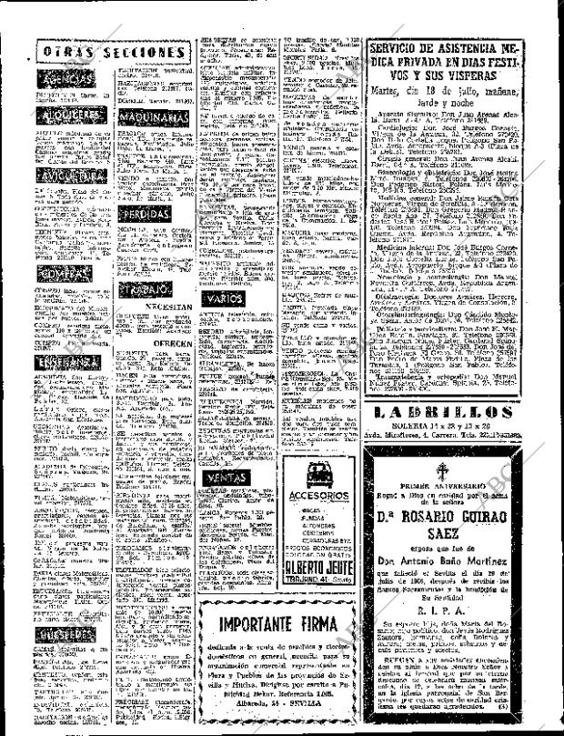 ABC SEVILLA 18-07-1967 página 76