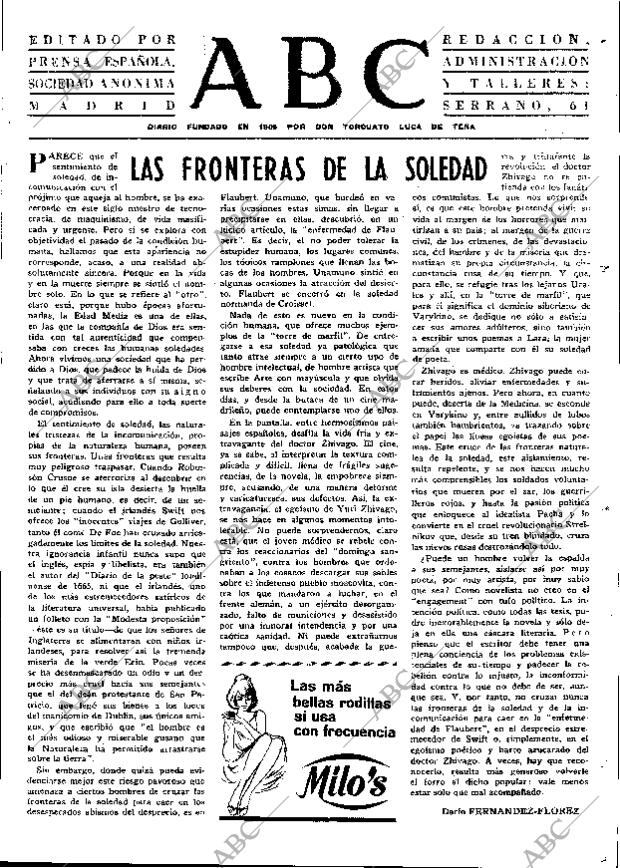 ABC MADRID 21-07-1967 página 3