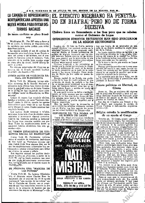 ABC MADRID 21-07-1967 página 35