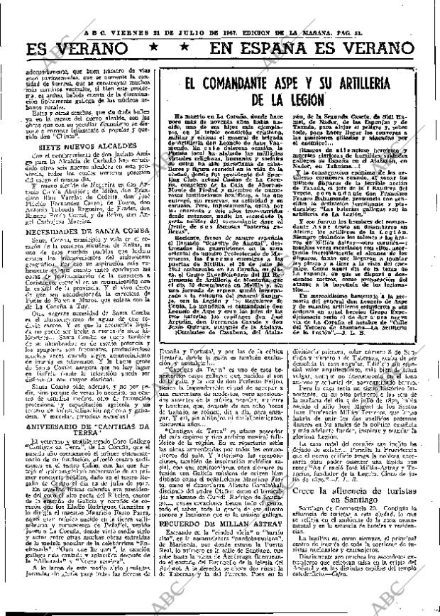 ABC MADRID 21-07-1967 página 51