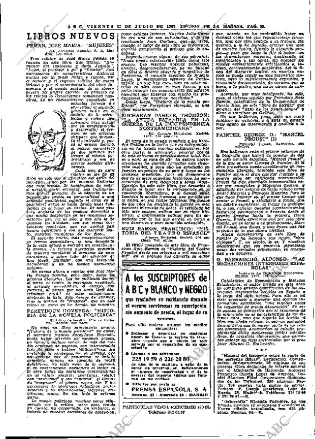 ABC MADRID 21-07-1967 página 59
