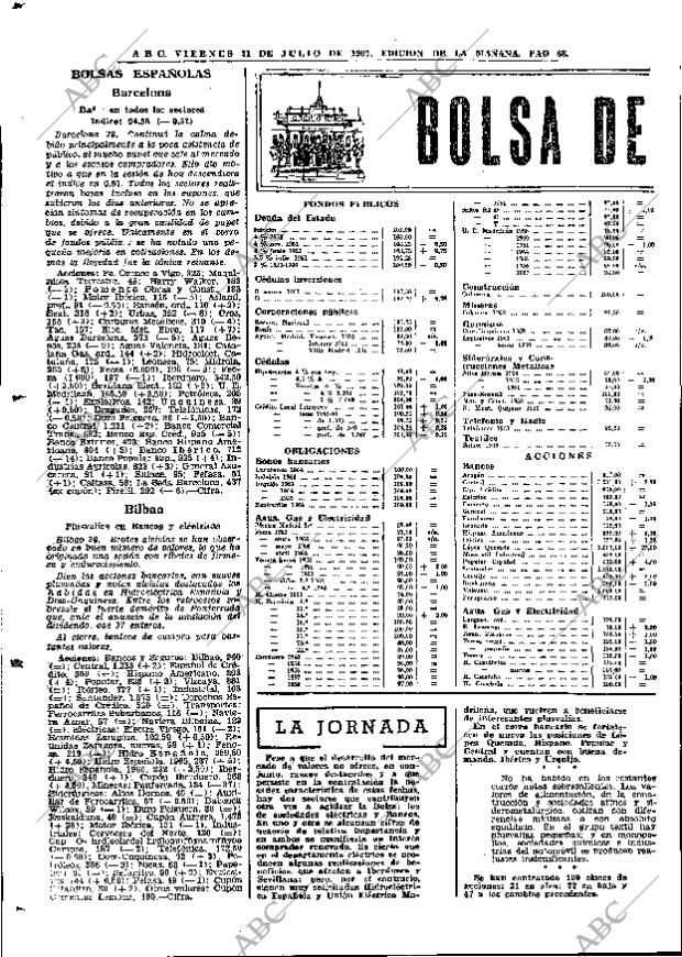 ABC MADRID 21-07-1967 página 68