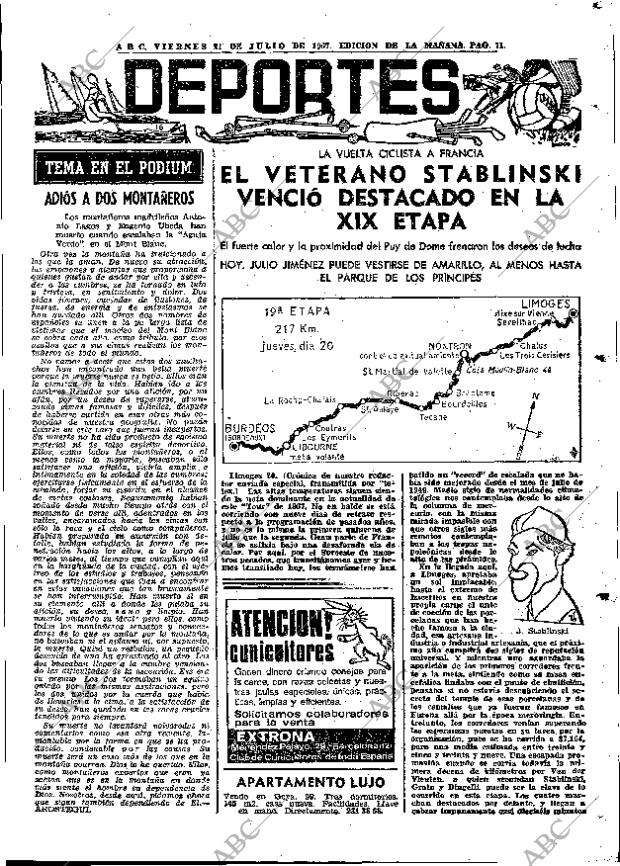 ABC MADRID 21-07-1967 página 71