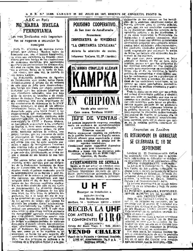 ABC SEVILLA 22-07-1967 página 24