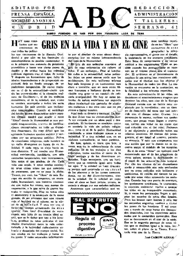 ABC MADRID 26-07-1967 página 3