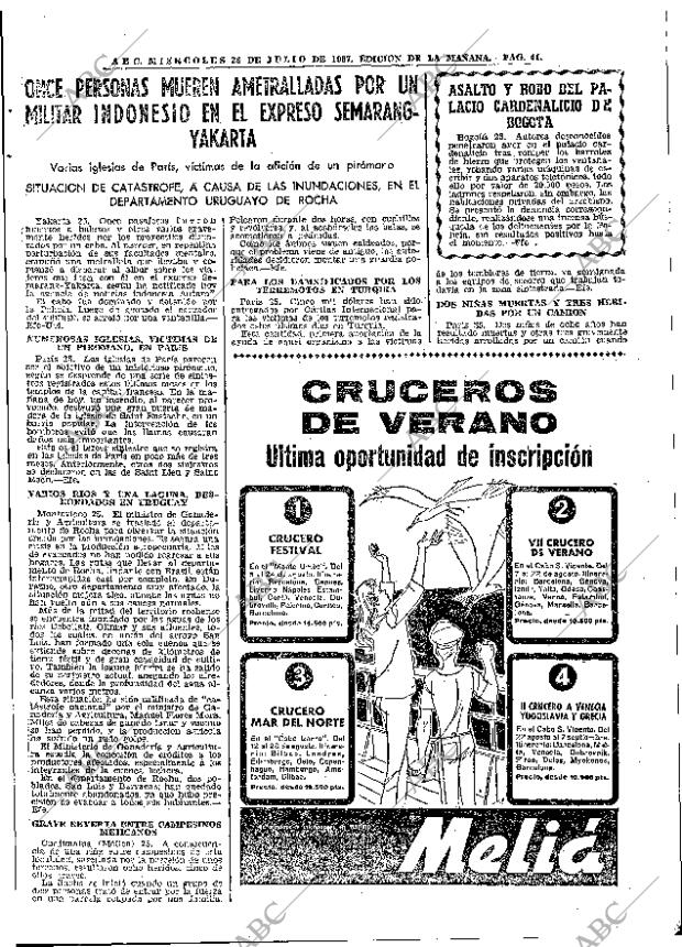 ABC MADRID 26-07-1967 página 41