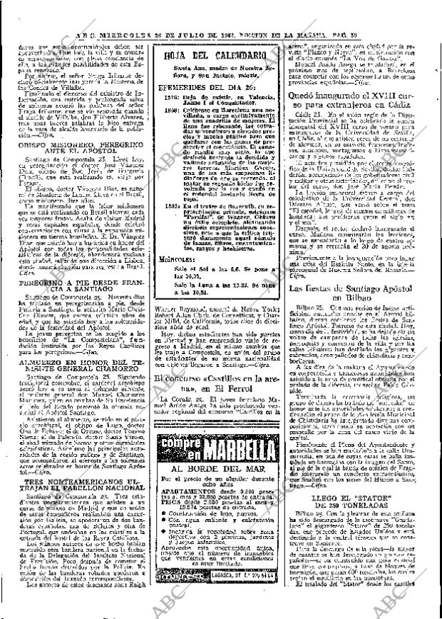 ABC MADRID 26-07-1967 página 50