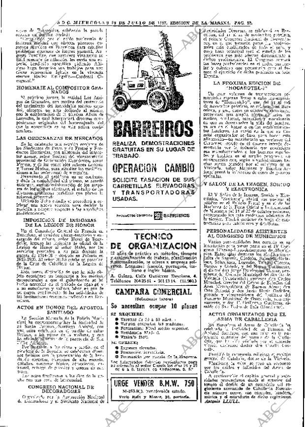 ABC MADRID 26-07-1967 página 52