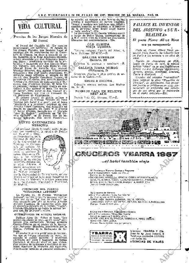 ABC MADRID 26-07-1967 página 59