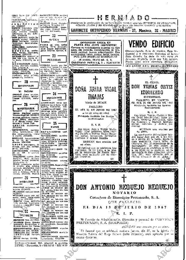 ABC MADRID 26-07-1967 página 88