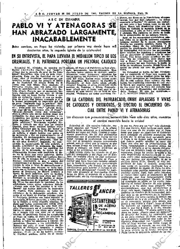 ABC MADRID 27-07-1967 página 29