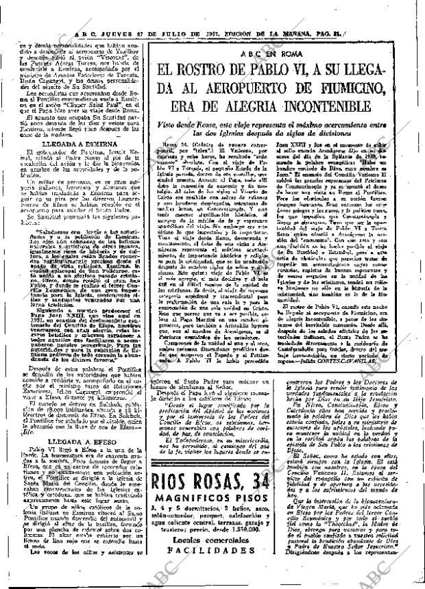 ABC MADRID 27-07-1967 página 31