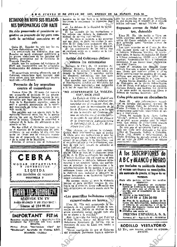 ABC MADRID 27-07-1967 página 36