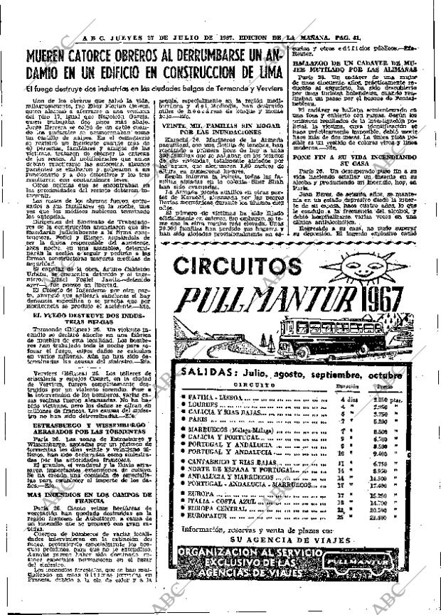 ABC MADRID 27-07-1967 página 41