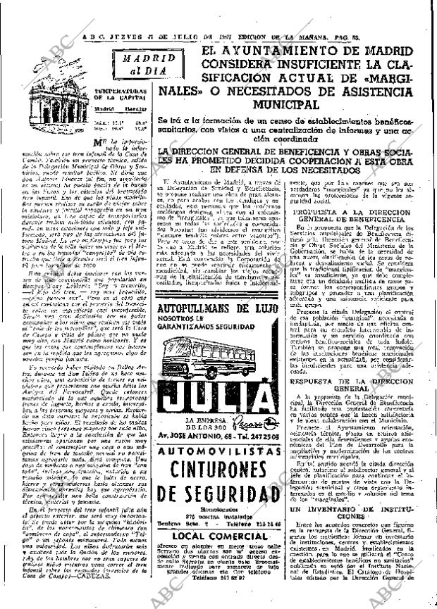 ABC MADRID 27-07-1967 página 55