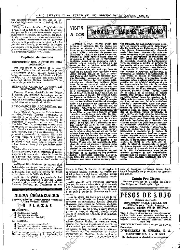 ABC MADRID 27-07-1967 página 57