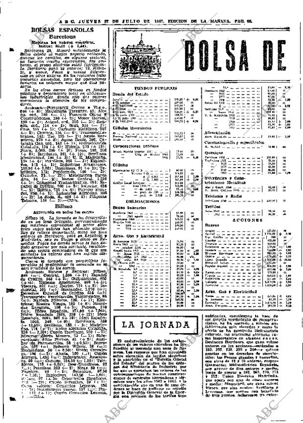 ABC MADRID 27-07-1967 página 66