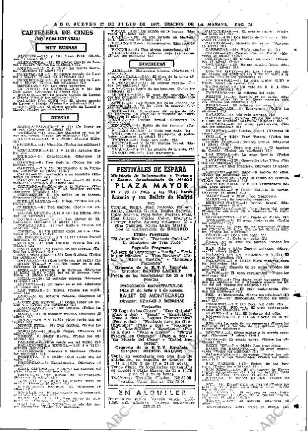 ABC MADRID 27-07-1967 página 75