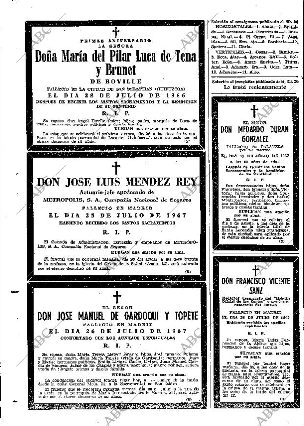 ABC MADRID 27-07-1967 página 88