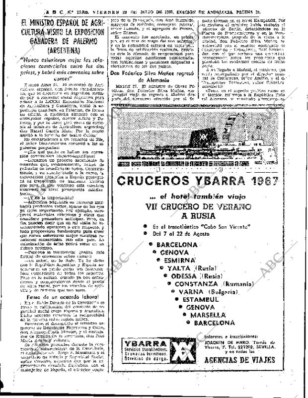 ABC SEVILLA 28-07-1967 página 33