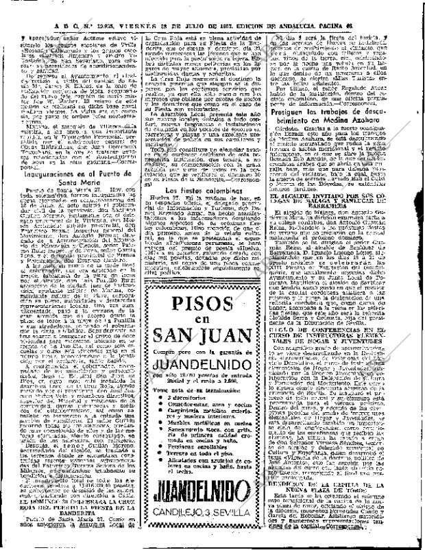 ABC SEVILLA 28-07-1967 página 46