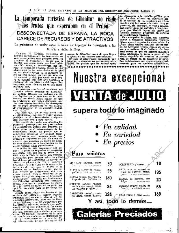 ABC SEVILLA 29-07-1967 página 17