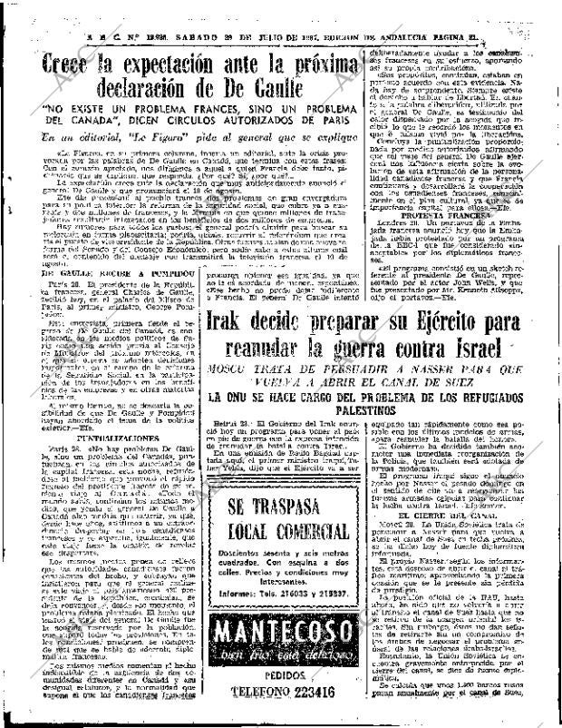 ABC SEVILLA 29-07-1967 página 21
