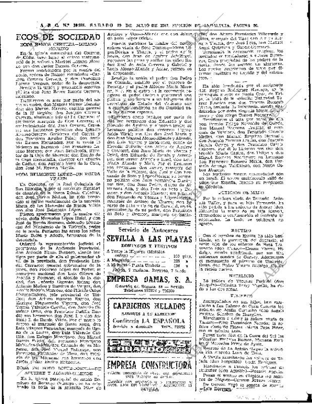 ABC SEVILLA 29-07-1967 página 26